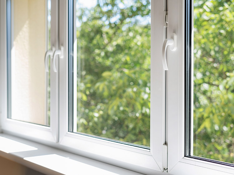 New casement windows on residential home.
